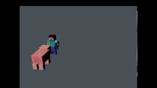 NO alla violenza sui maiali-minecraft animation