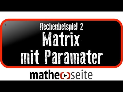 Matrix-Parameter: Matrix mit