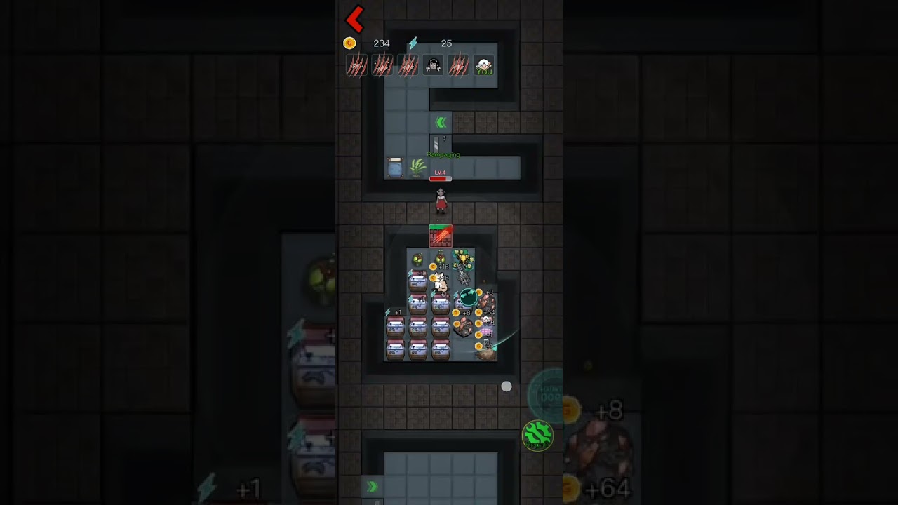 Haunted Dorm normal mode gameplay won with gatling gun and turrets in aladin lamp