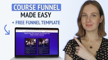 How to Build a Sales Funnel for an Online Course + FREE Funnel Template 🎁