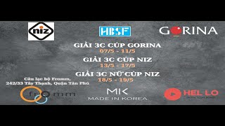 Viết Cường (Tự do) VS Bá Luân (Sóc) | GIẢI BILLIARDS CAROM 3 BĂNG CUP GORINA 2024