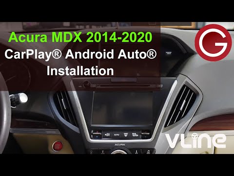 Acura MDX 2014 VLine Android Navigation and Infotainment System install