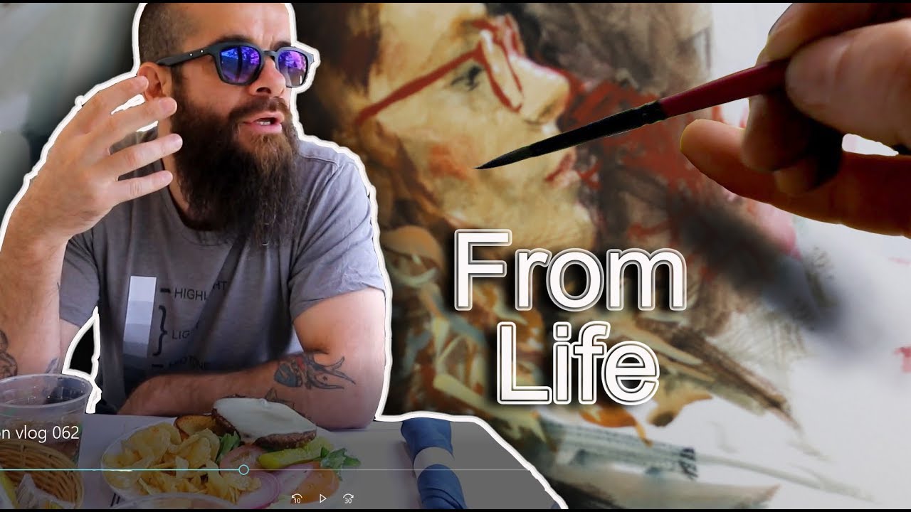 5 Sketches From Life While Crossing the United States. Cesar Santos vlog 062