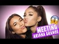 MEETING ARIANA GRANDE VLOG!! WHAT SHE SAID ABOUT YOUTUBE?! (Dangerous Woman Tour 2017)