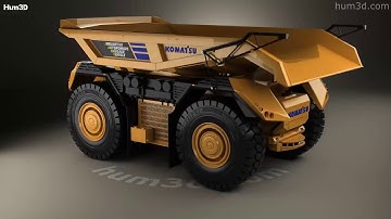 Komatsu AHS Dump Truck 2016 3D model by 3DModels.org