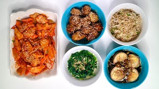 Korean side dishes- Banchan (반찬) Easy Recipe!!