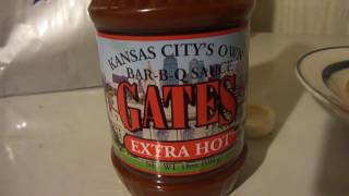Kansas city gates extra hot bar-b-q sauce