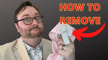 Verwijder het beveiligingslabel van kleding - snel en eenvoudig