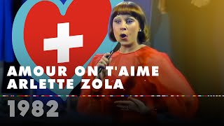 Amour On T'aime – Arlette Zola (Switzerland 1982 – Eurovision Song Contest Hd)