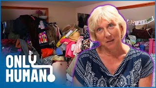 This Flat Is So Cluttered You Can't Even See The Furniture | Hoarders SOS | Only Human