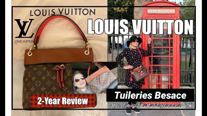 Louis Vuitton Tuileries Monogram Canvas Clutch Bag Caramel