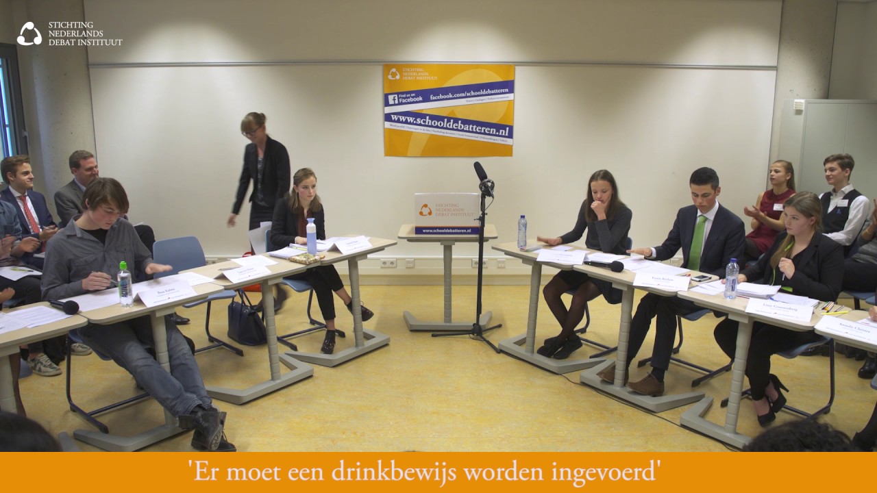 DEBAT | NK Debatteren havo/vwo | Invoeren drinkbewijs (2017)