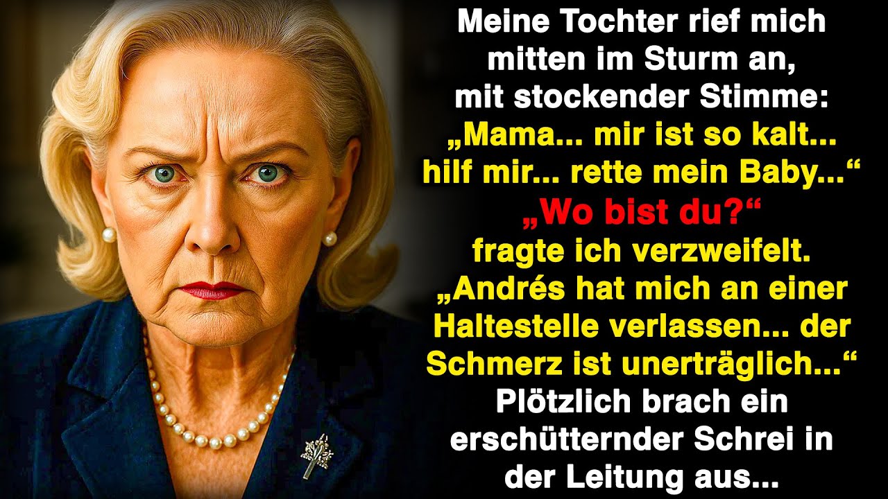 Meine Tochter rief an: „Mama... rette meinen Sohn...“ Und plötzlich ein erschütternder Schrei...