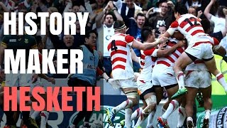 Karne Hesketh's Japan Try that Echoed Around the World Karne Hesketh's Japan Try that Echoed Around the World