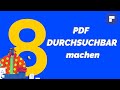 PDF DURCHSUCHBAR machen | Tutorial 2021