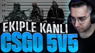 BU OYUN ÖZLENMİŞ | EKİP İLE İNANILMAZ ÇEKİŞMELİ CSGO 5V5