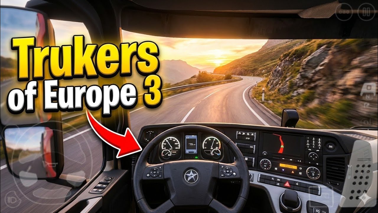 High Quality Graphic Truck Simulator Game | Trukers of Europe 3 Mobile Gameplay 