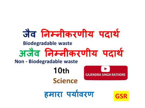 वीडियो: जैव निम्नीकरणीय और अजैव निम्नीकरणीय प्रदूषकों से आप क्या समझते हैं?