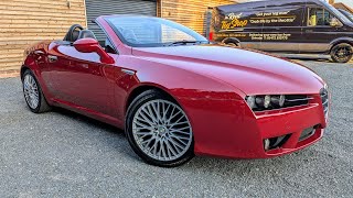 Alfa Romeo Spider ,Brera ,939 ,Roof operation ,start up , walkaround, 2.2 JTS ,here@therealtoyshop