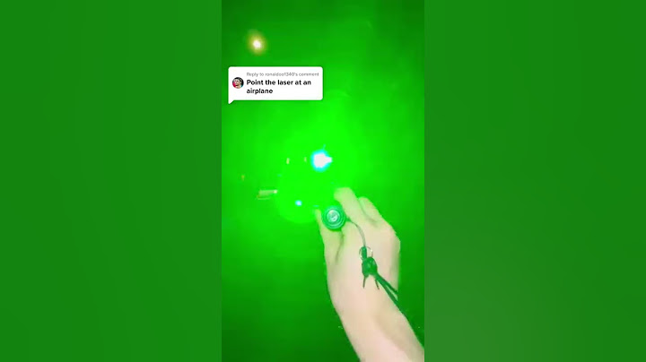 Never point the laser at an airplane!