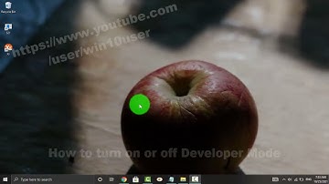 Windows 10 Home : How to turn on or off Developer Mode