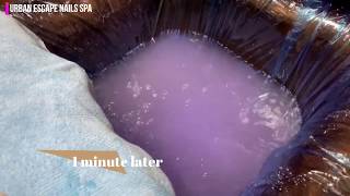 Satisfying Gel Ohh Jelly Spa Pedicure Service near me - Urban Escape Nail Spa The Woodlands Tx 77384