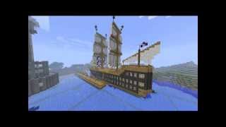 Minecraft-Hajó építése képekben