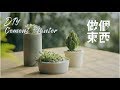 DIY Cement Planters【水泥花盆】: A Simple Way to Improve Your Indoor Plants