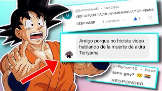 RESPONDIENDO PREGUNTAS SOBRE DRAGON BALL que tienen mis Suscriptores