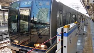 JR神戸線　三ノ宮駅2番ホームから321系普通が発車