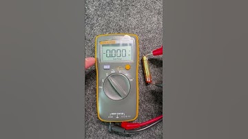 How to Measure DC Voltage with a Fluke 101 Multimeter 🔋📏 #Shorts #DIY #Multimeter