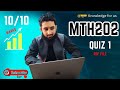 Today MTH202 Quiz 1 PDF file || "How I Got Full Marks in Mth202 Quiz 1 2023 And So Can You!"