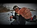 Catching a Master Angler Size Fish through the ICE!