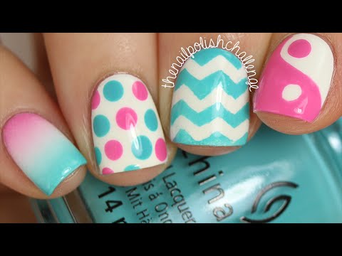 In Depth Skittle Tutorial (4 Easy Nail Art Designs!) || KELLI MARISSA