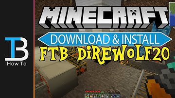 How To Download & Install FTB Presents DireWolf20 (Install The DireWolf20 Modpack!!)