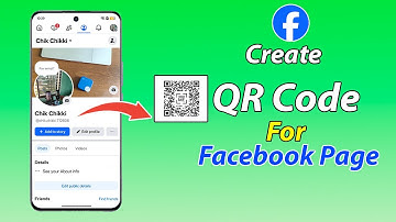 How to create a qr code for a facebook page