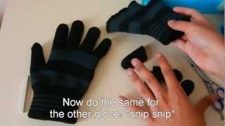 [HD] Vlog#15 DIY Fingerless Gloves!