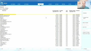 How to Change GST Rates of Multiple Stock Items in Tally | Bulk GST Update in Tally Prime & ERP 9