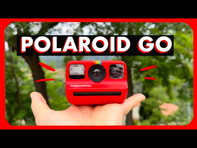  Polaroid Go - Mini cámara instantánea, color rojo