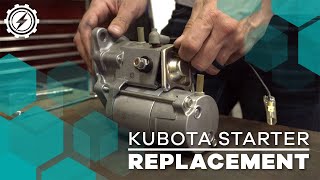 Kubota Starter Replacement by Anderson Industrial Engines 25,769 views 1 year ago 6 minutes, 56 seconds