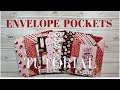 Envelope pockets  tutorial  valentines happy mail ideas