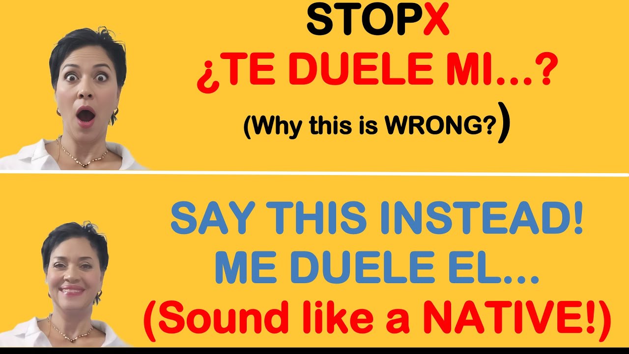 Stop Translating "To Hurt" Literally! (The Verb DOLER)