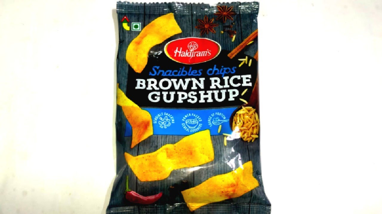 "HALDIRAM'S" Snacible Chips Brown Rice Gupshup /