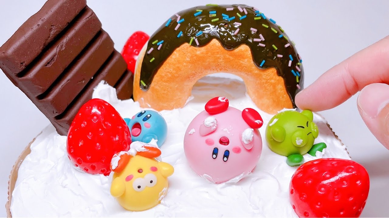 【100均工作】カービィのグルメフェス作ってみた〜How to make Kirby's Dream Buffet with clay〜