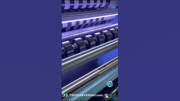 Barcode ribbon roll slitter rewinder