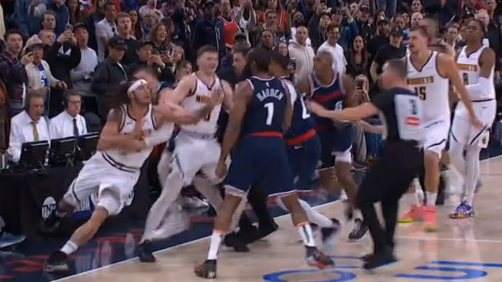 Aaron Gordon chases James Harden to fight after shove and refs call 6 techs 😳