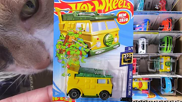 2020 H COWABUNGA! TMNT Party Wagon appears in Hot Wheels 2020 H Case Assortments