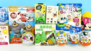 Сюрприз Mix! Капибара, Три Богатыря, Буба, Котики, Юху, Микки Маус Applaydu Unboxing Kinder Surprise