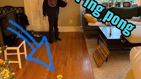 Ping pong trick shot/stay tuned for our 50subs video#cool #trickshots #sports #ping pong