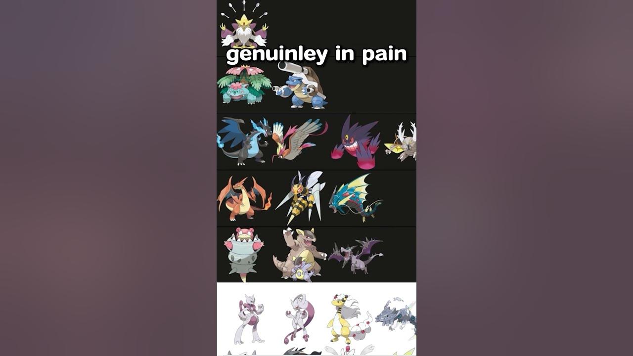 Another Really Bad Mega Pokemon Tier List 